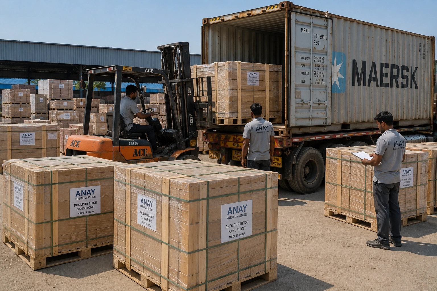 Export and supply of Dholpur Beige Sandstone