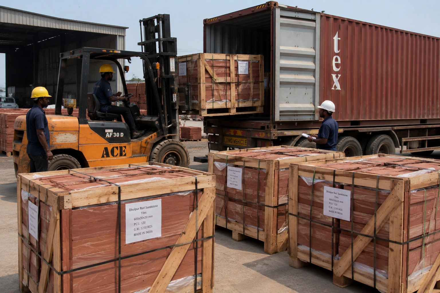 Export and supply of Dholpur Red Sandstone