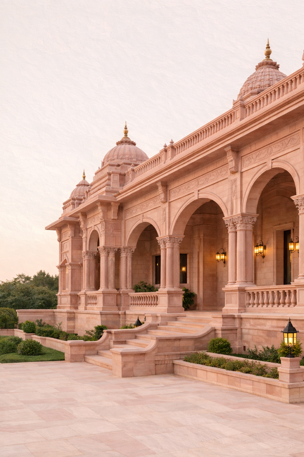 Bansi Paharpur Pink Sandstone architecture