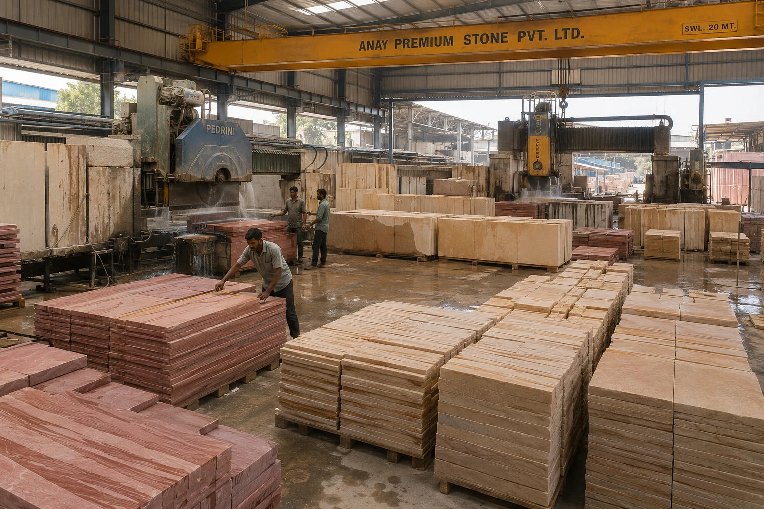 Rajasthan sandstone manufacturing facility