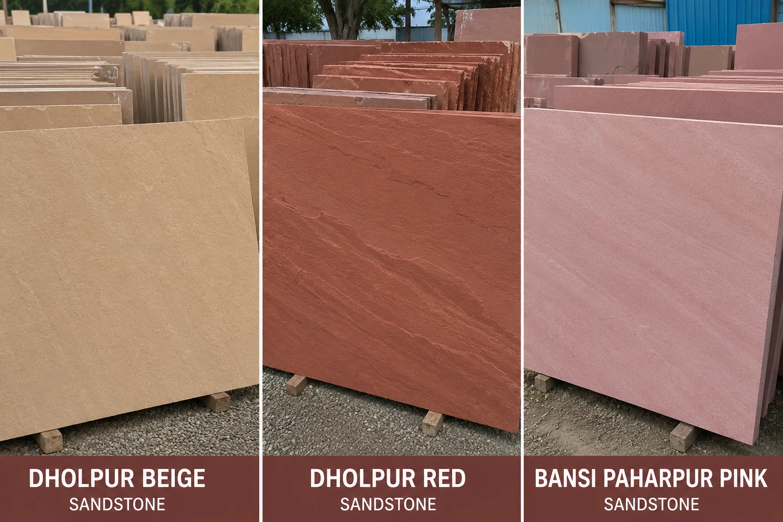 Premium Rajasthan sandstone products supplied by ANAY Premium Stone