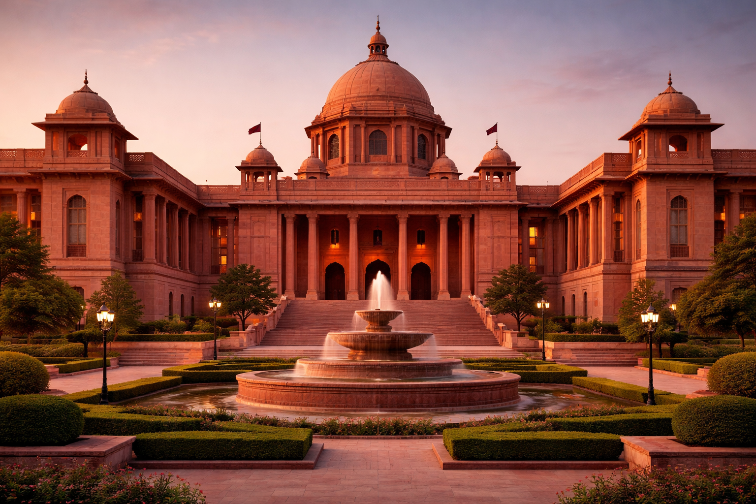 Dholpur Red Sandstone Government Secretariat Building