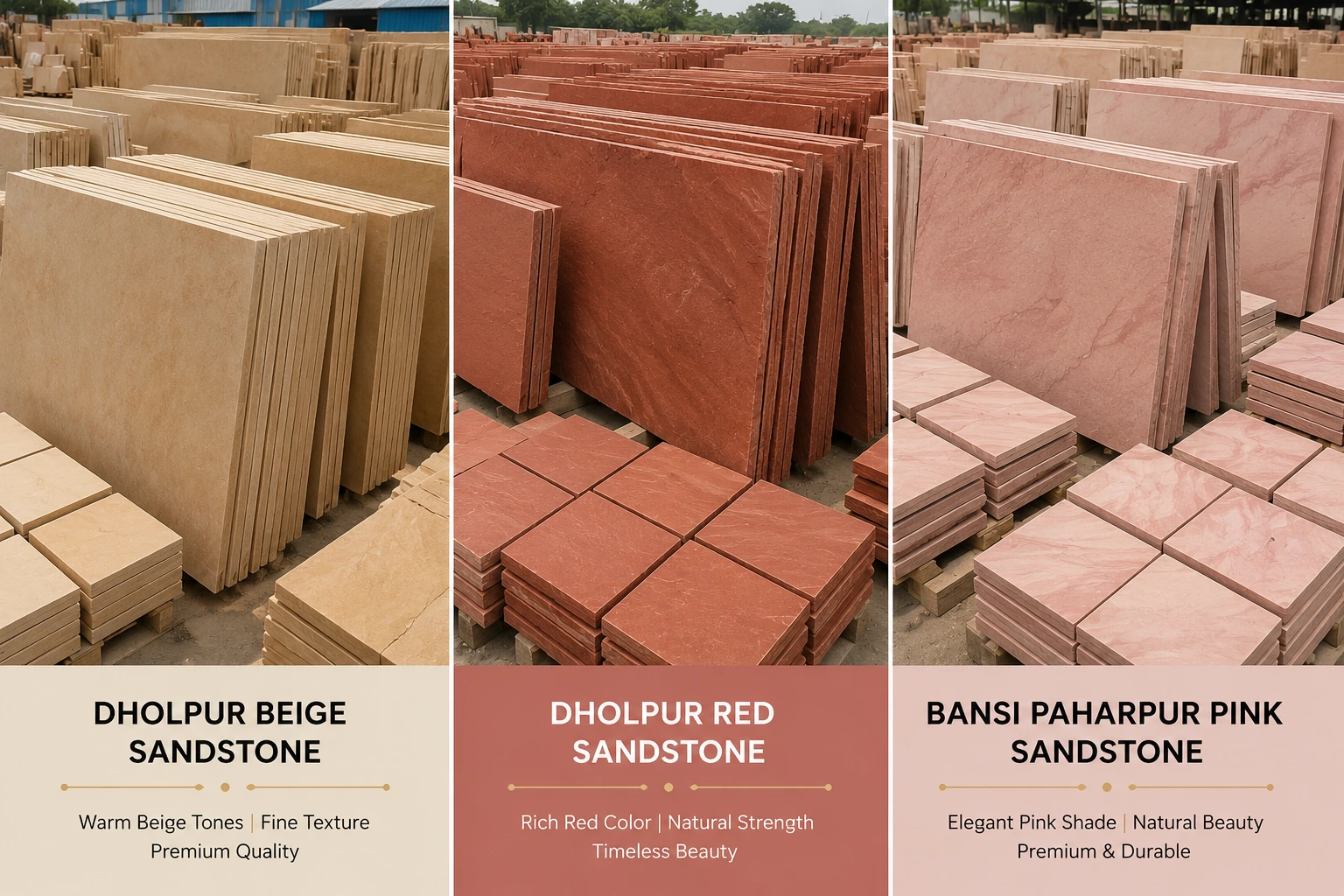 Wholesale sandstone products supplied by ANAY Premium Stone
